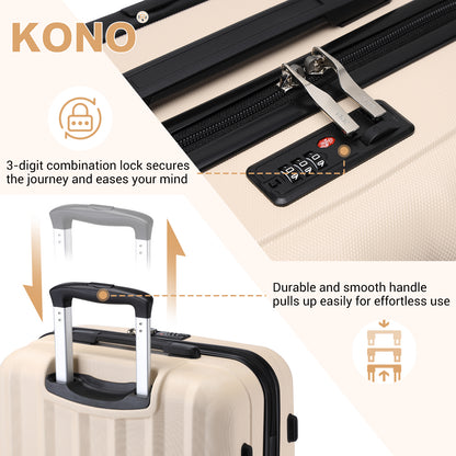 Kono ABS+PC Hard Shell Luggage