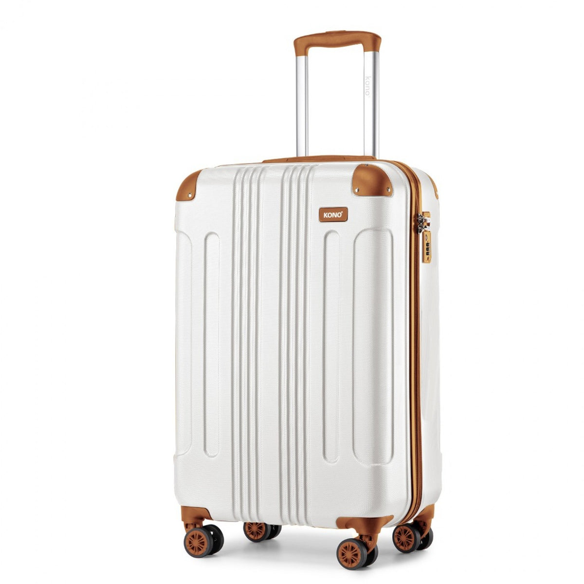 Kono ABS Lightweight Compact Hard Shell Suitcase Travel Luggage