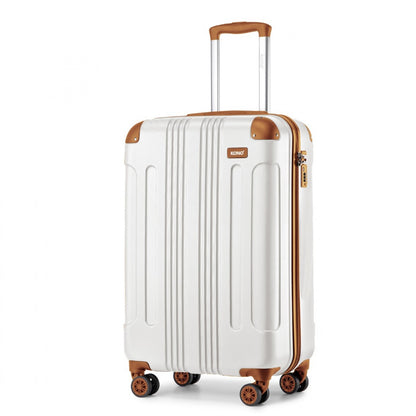 Kono ABS Lightweight Compact Hard Shell Suitcase Travel Luggage