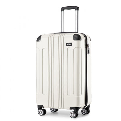 Kono ABS Lightweight Compact Hard Shell Suitcase Travel Luggage