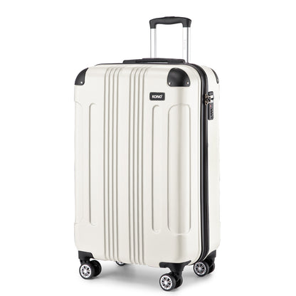 Kono ABS Lightweight Compact Hard Shell Suitcase Travel Luggage