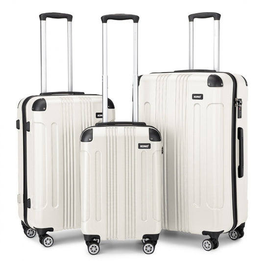 Kono ABS Lightweight Compact Hard Shell Suitcase Travel Luggage