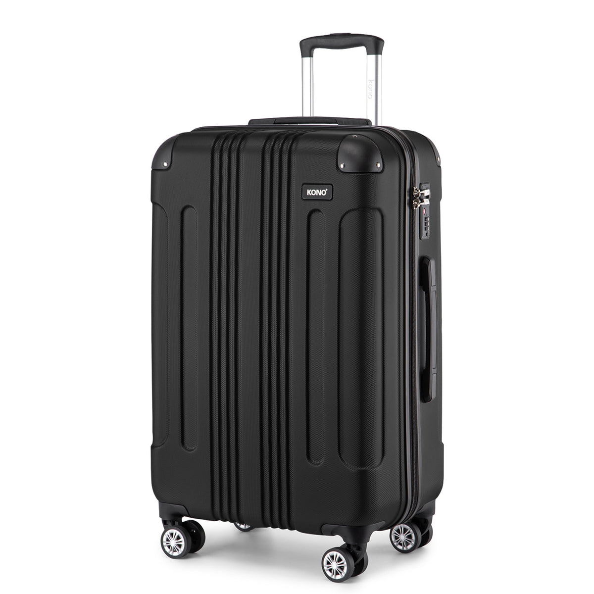 Kono ABS Lightweight Compact Hard Shell Suitcase Travel Luggage