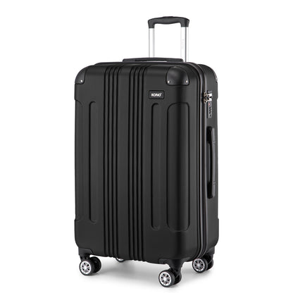 Kono ABS Lightweight Compact Hard Shell Suitcase Travel Luggage