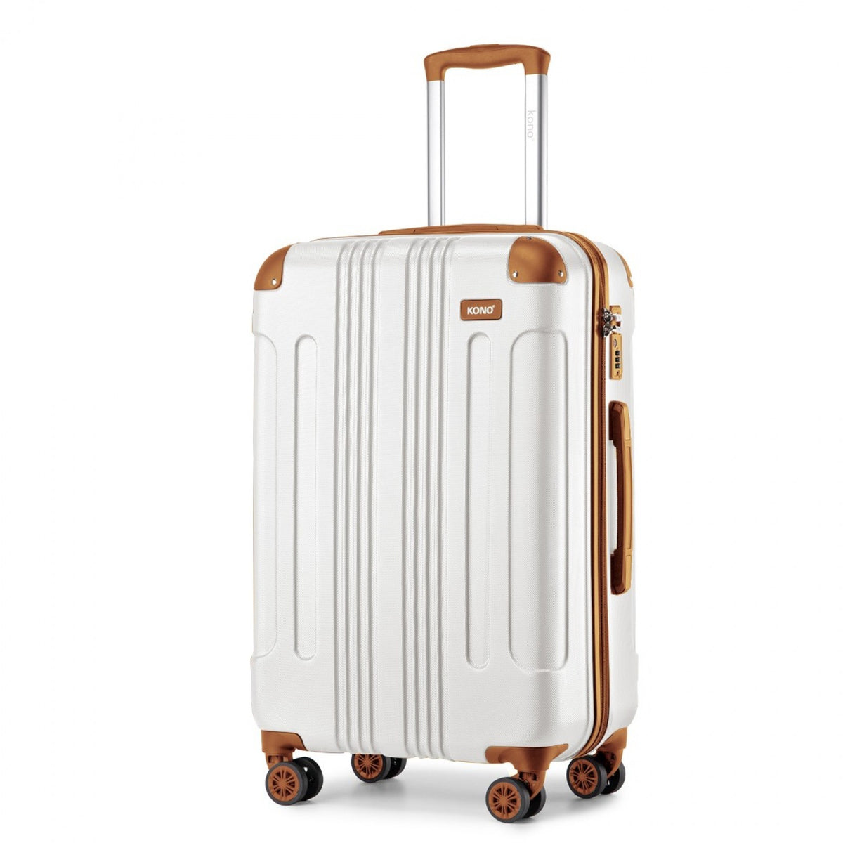 Kono ABS Lightweight Compact Hard Shell Suitcase Travel Luggage