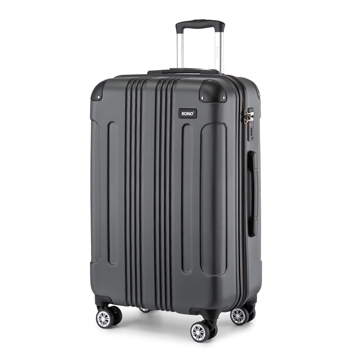 Kono ABS Lightweight Compact Hard Shell Suitcase Travel Luggage
