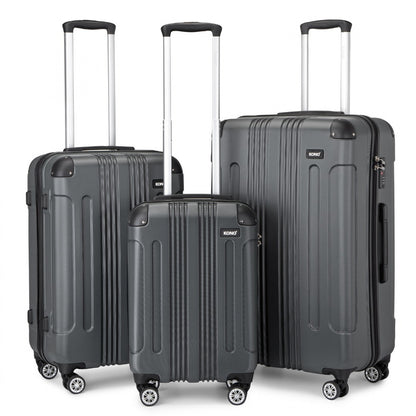 Kono ABS Lightweight Compact Hard Shell Suitcase Travel Luggage