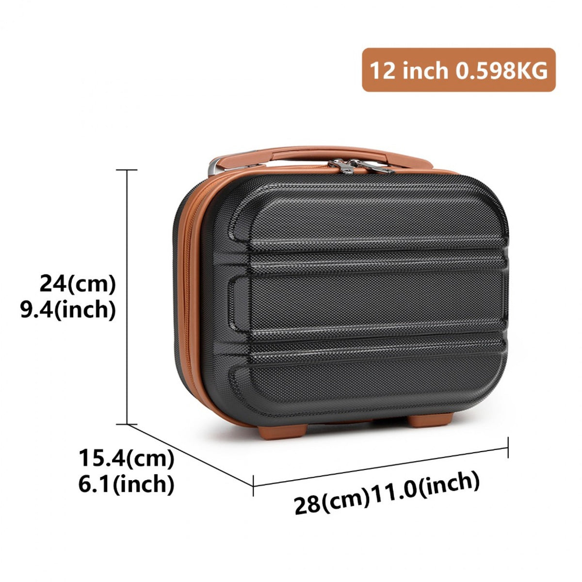 Kono Lightweight Hard Shell ABS Vanity Case