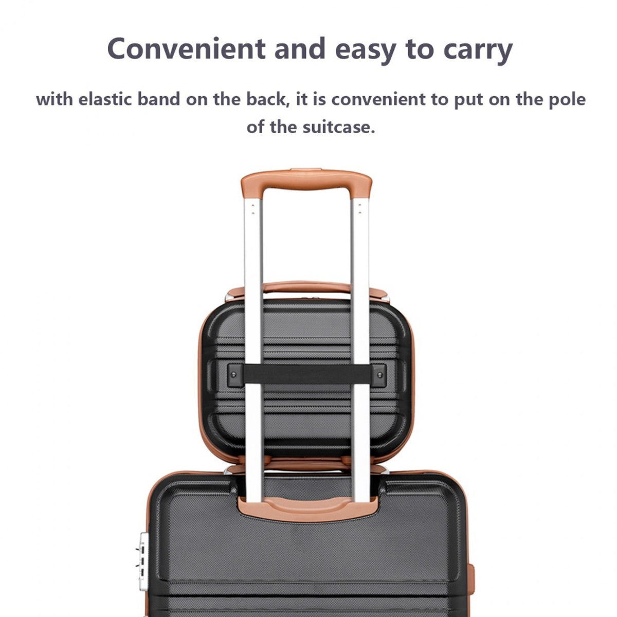 Kono Lightweight Hard Shell ABS Vanity Case
