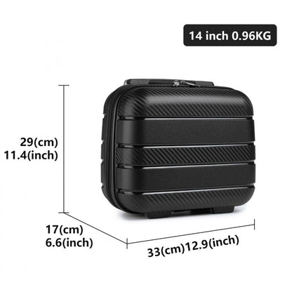 Kono Multi Texture Hard Shell PP Vanity Case- Classic Collection