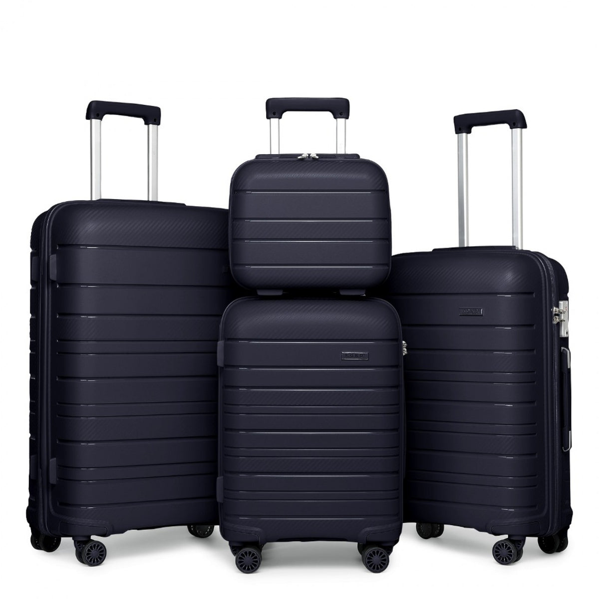Kono Multi Texture Hard Shell PP Vanity Case- Classic Collection