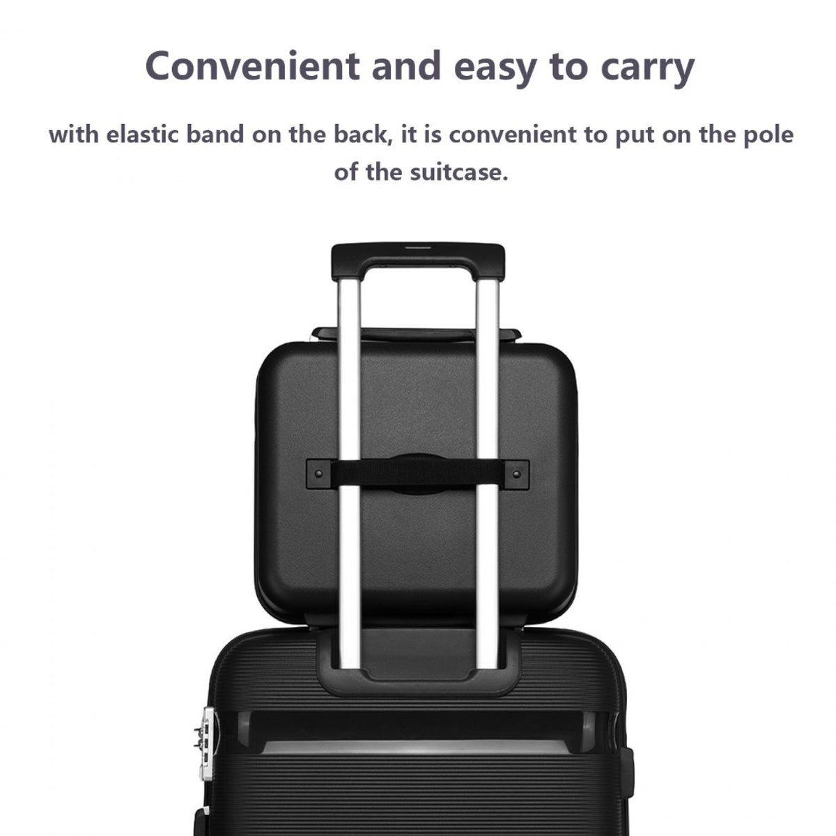 Kono Bright Hard Shell PP Vanity Case