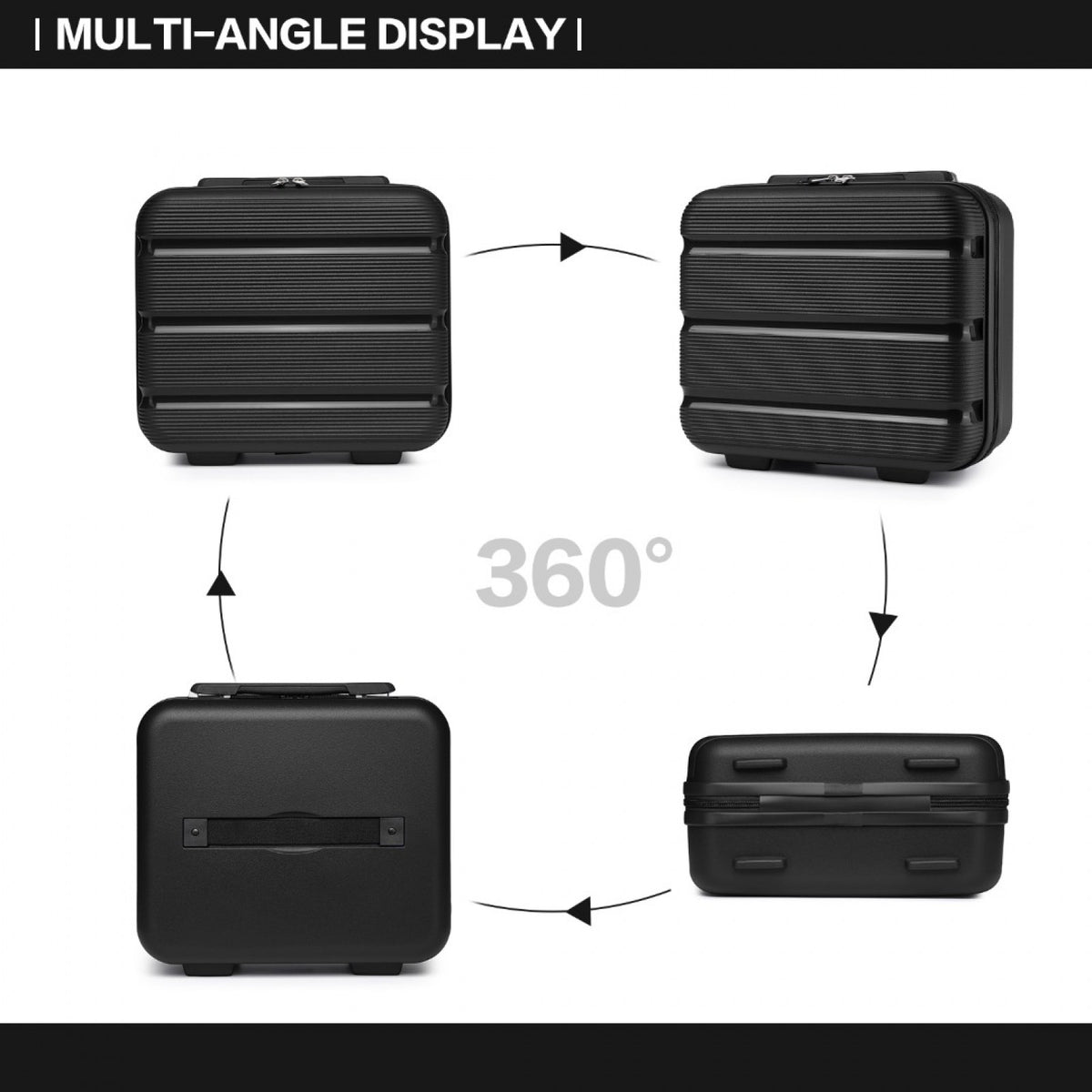 Kono Bright Hard Shell PP Vanity Case