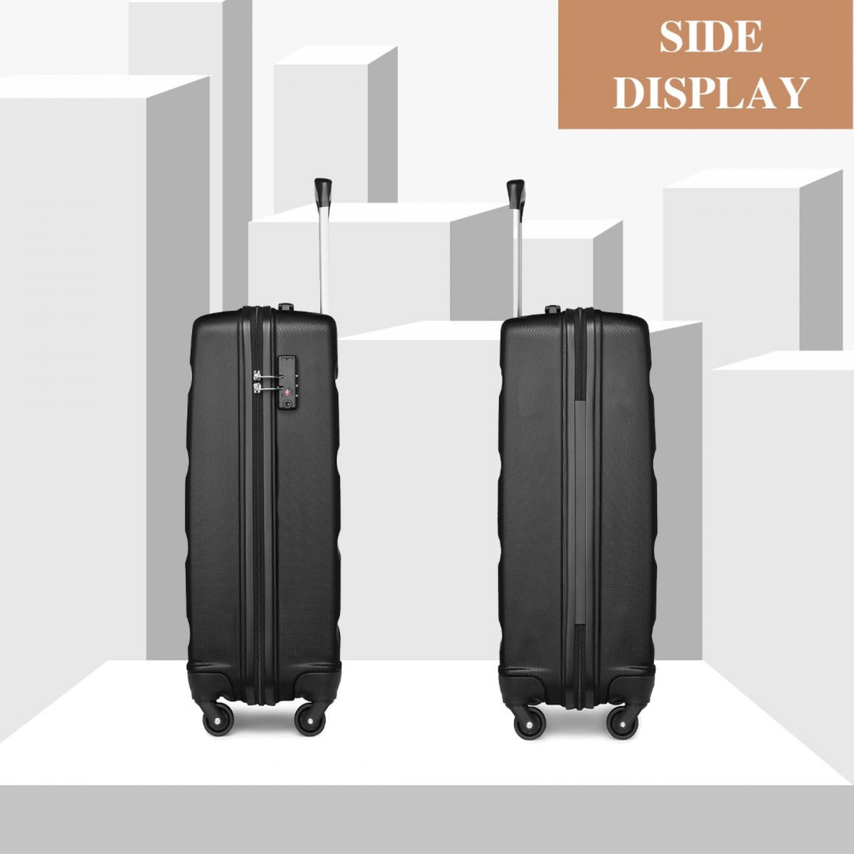 Kono Suitcase- Streamlined Lightweight ABS Hardshell