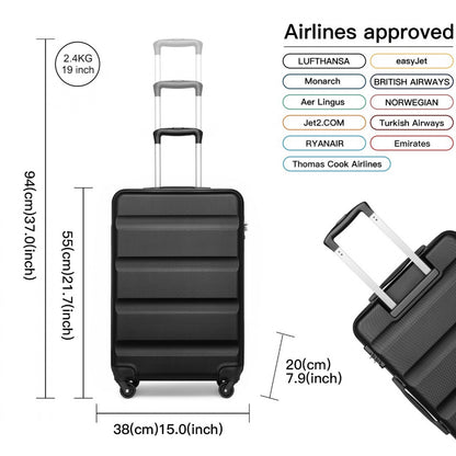 Kono Suitcase- Streamlined Lightweight ABS Hardshell