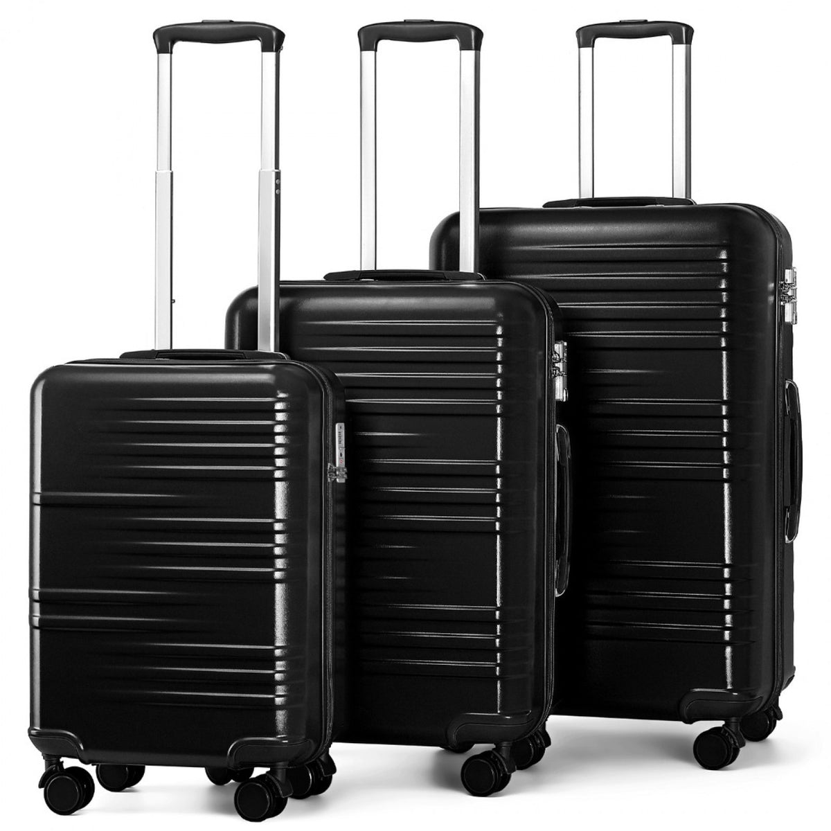 British Traveller Durable Polycarbonate and ABS Hard Shell Suitcase With TSA