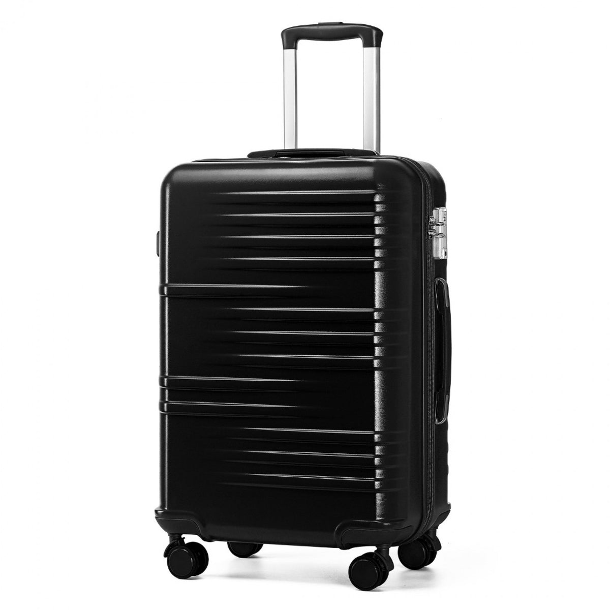 British Traveller Durable Polycarbonate and ABS Hard Shell Suitcase With TSA