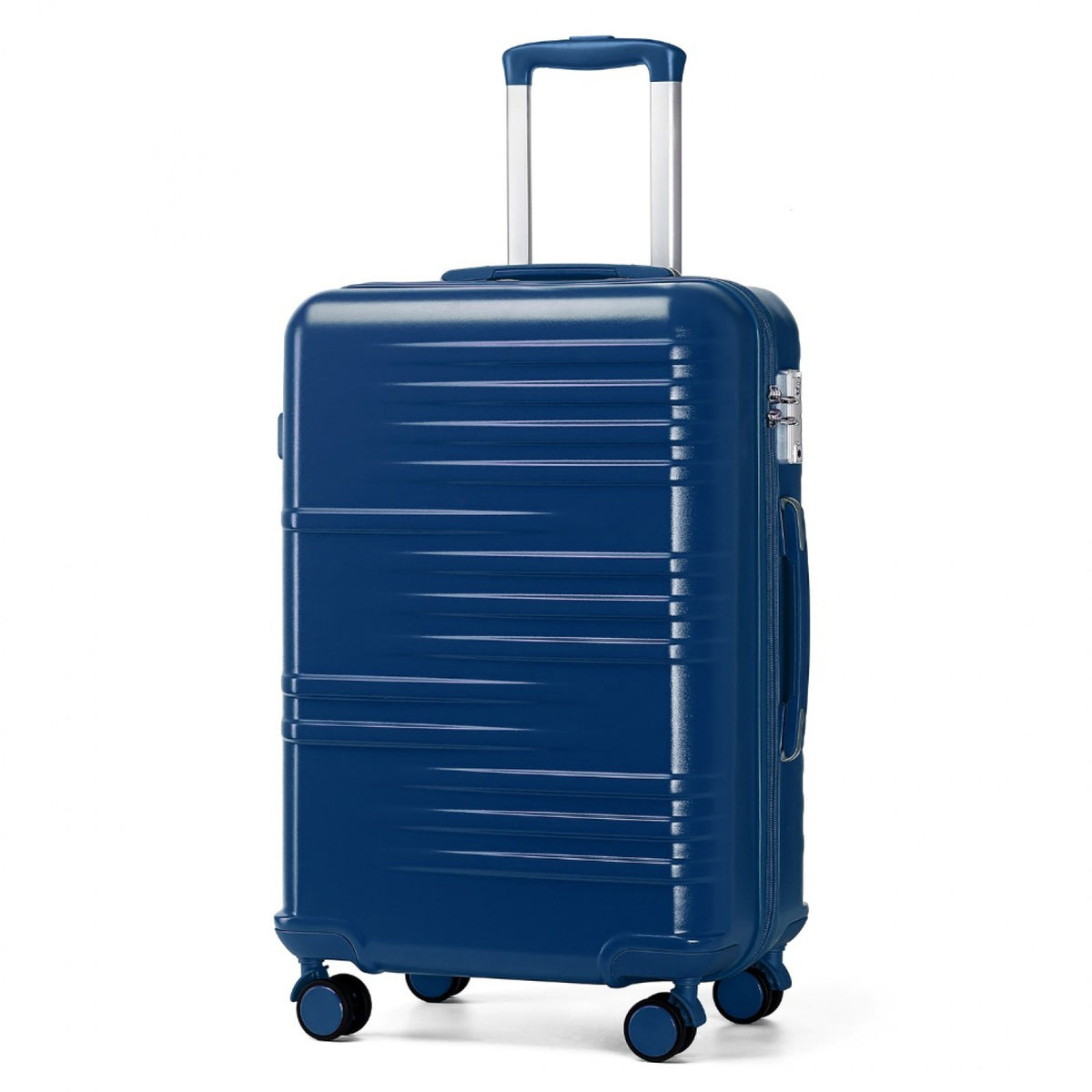 British Traveller Durable Polycarbonate and ABS Hard Shell Suitcase With TSA