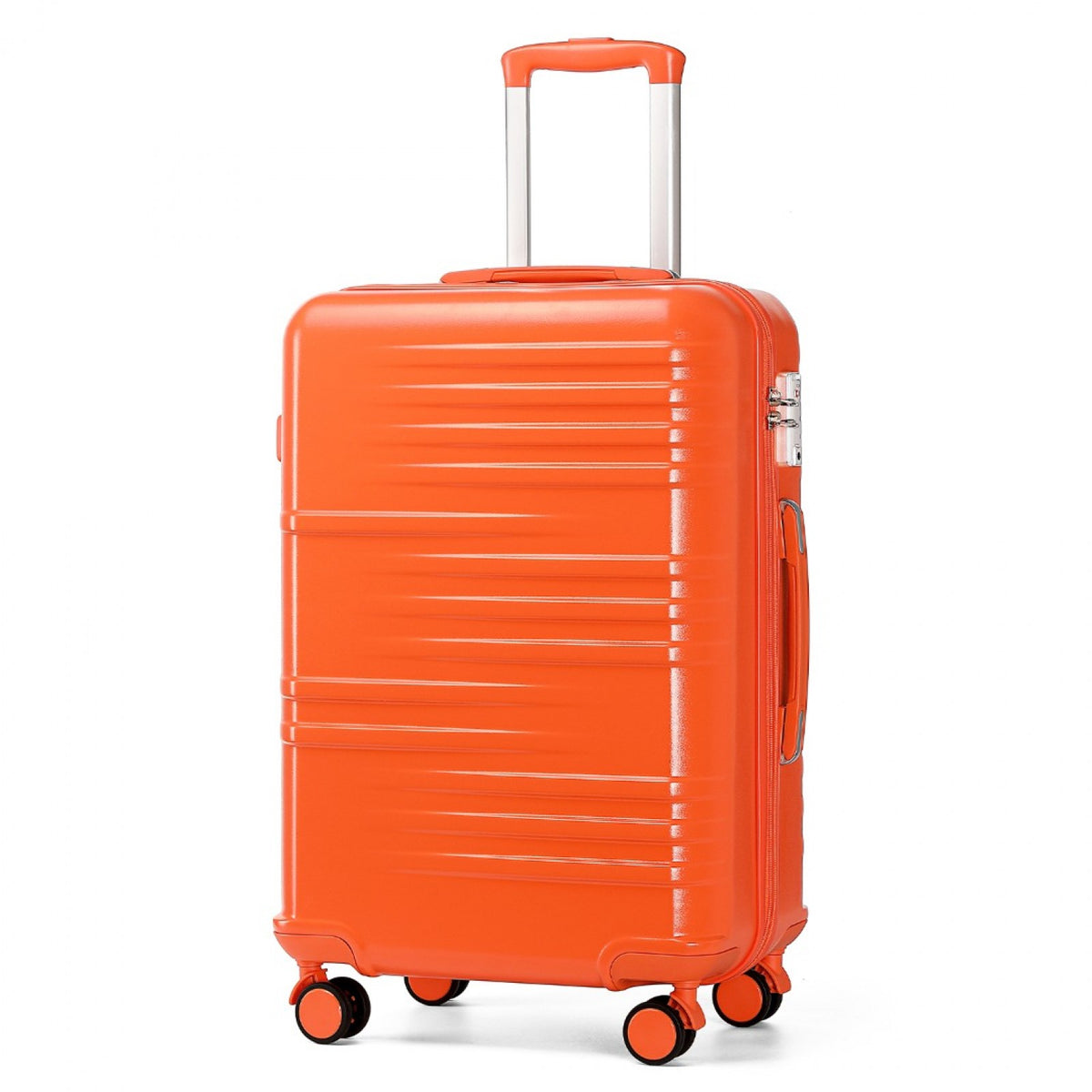 British Traveller Durable Polycarbonate and ABS Hard Shell Suitcase With TSA