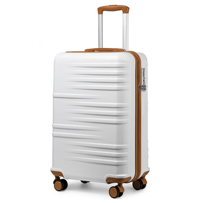 British Traveller Durable Polycarbonate and ABS Hard Shell Suitcase With TSA