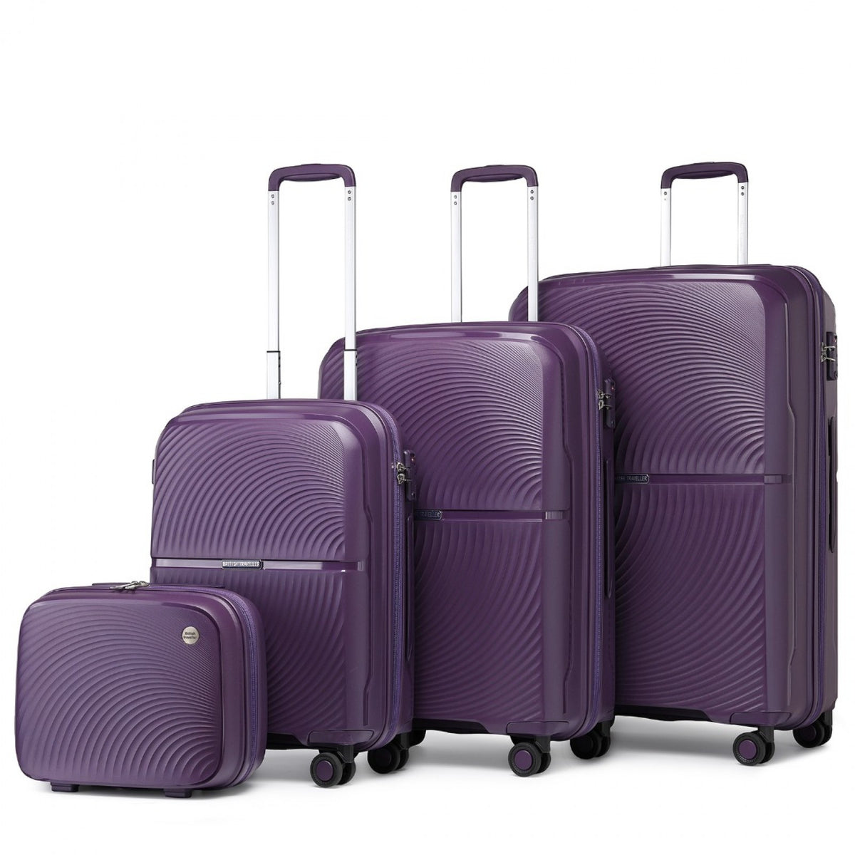 British Traveller Lightweight Polypropylene Vanity Case