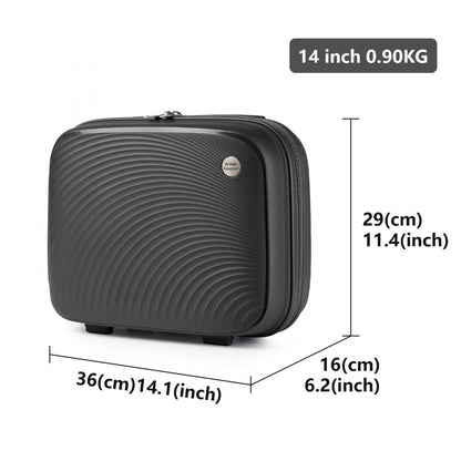 British Traveller Lightweight Polypropylene Vanity Case