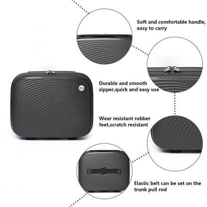 British Traveller Lightweight Polypropylene Vanity Case