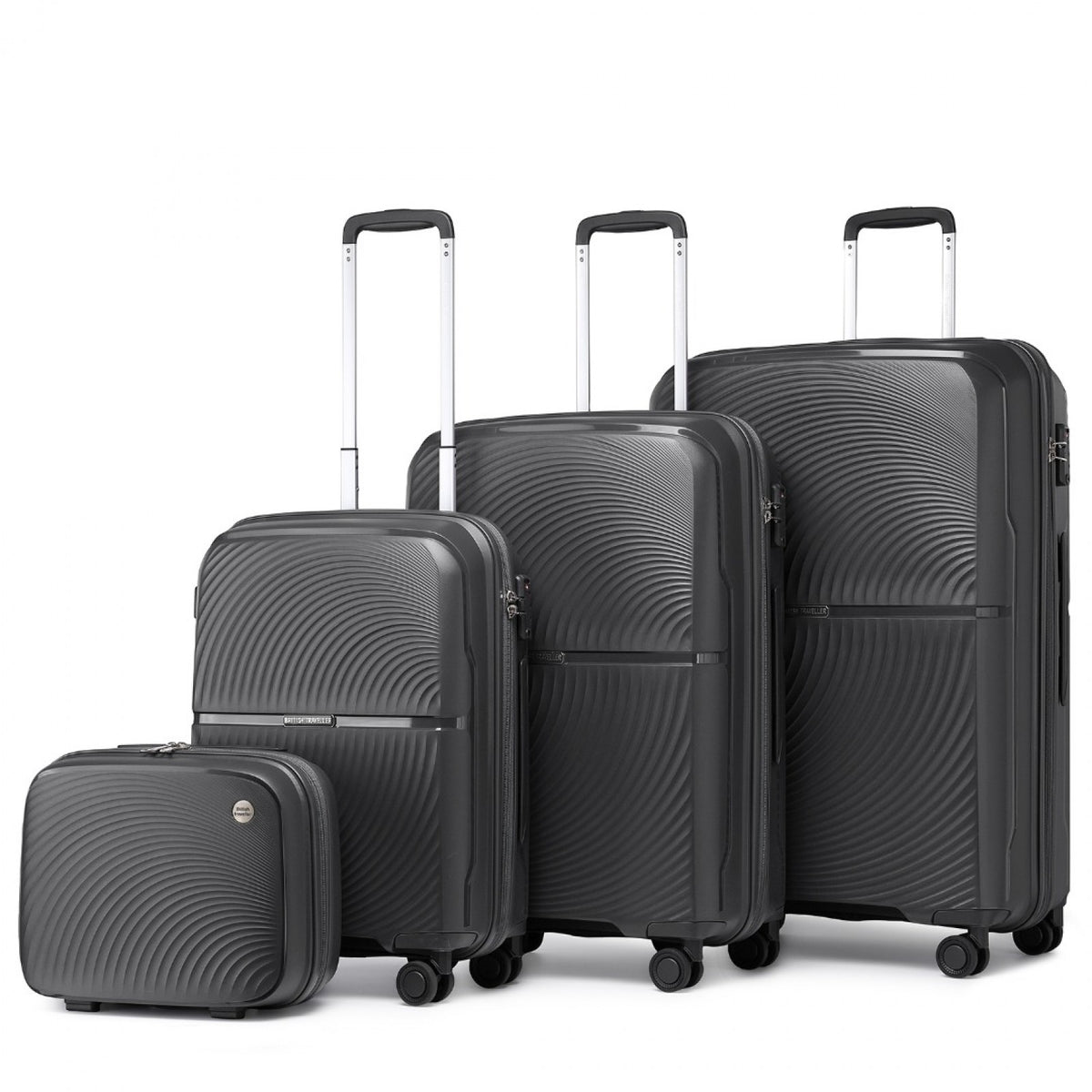 British Traveller Lightweight Polypropylene Vanity Case