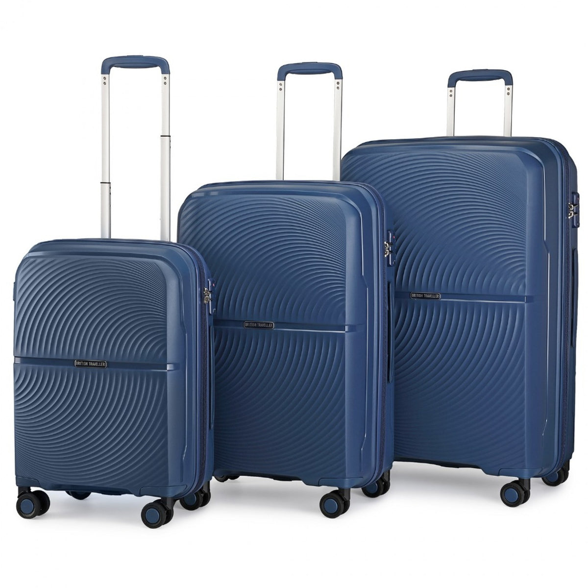 British Traveller Lightweight Polypropylene Vanity Case