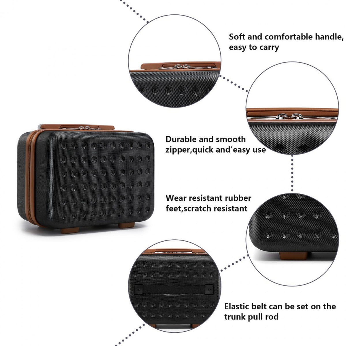 Kono Special Hard Shell ABS Vanity Case