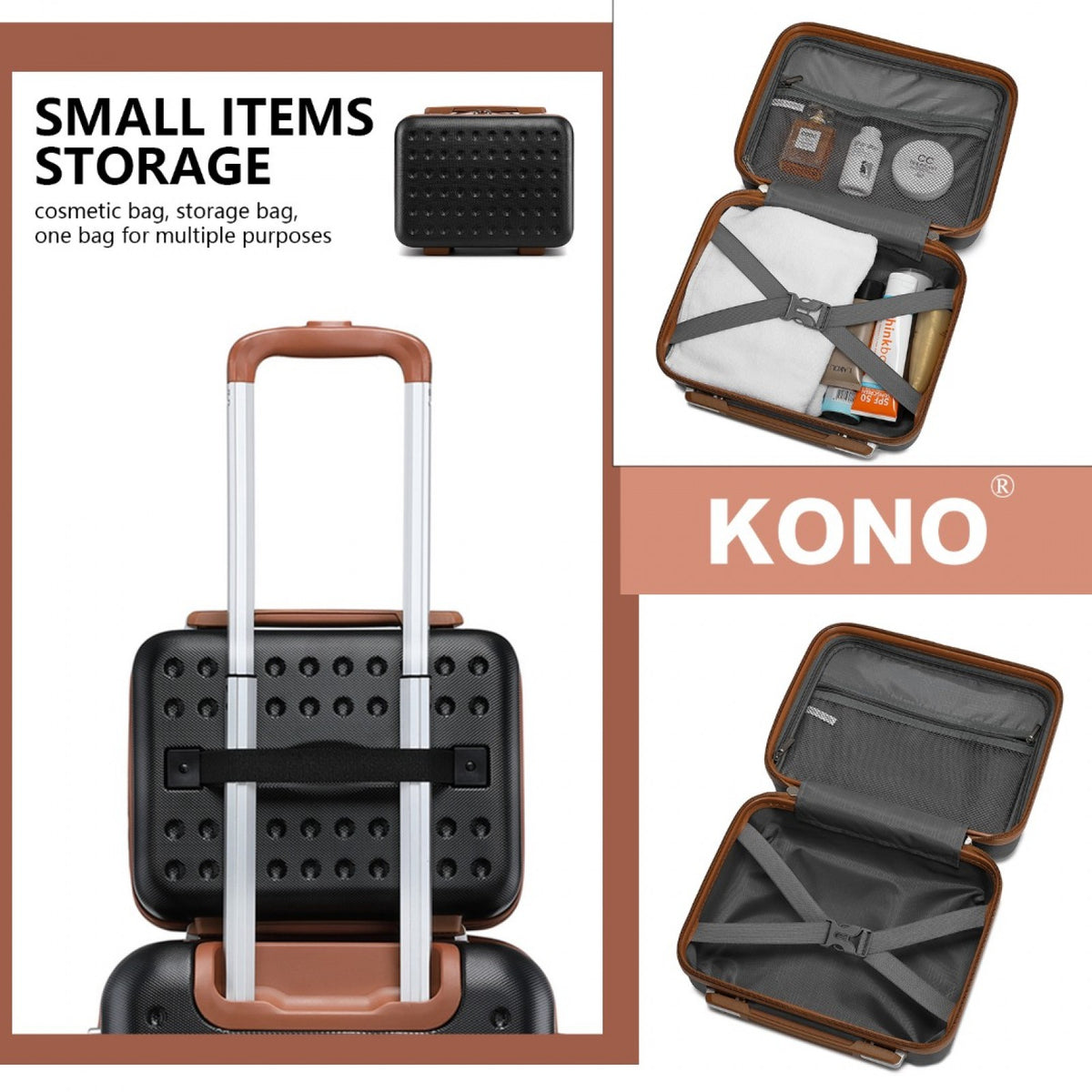 Kono Special Hard Shell ABS Vanity Case