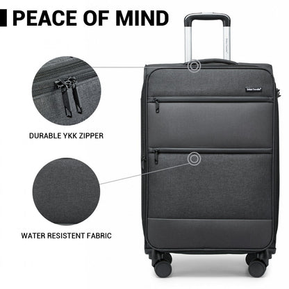 British Traveller Lightweight Suitcase