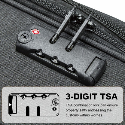British Traveller Lightweight Suitcase