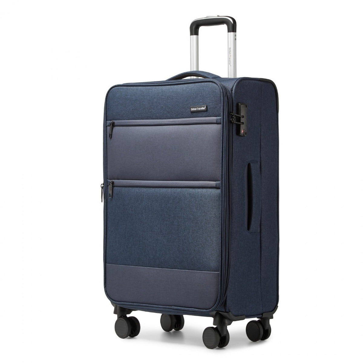 British Traveller Lightweight Suitcase