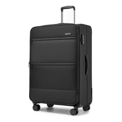 British Traveller Sleek Tough Travel Soft-Shell Suitcase