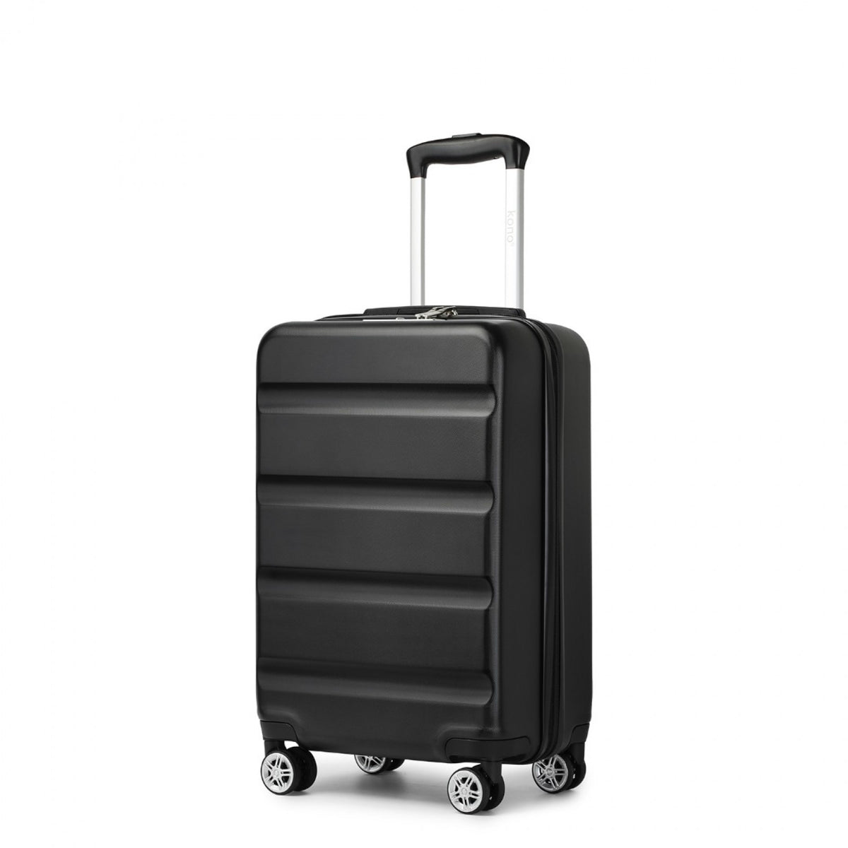 Kono Stylish Horizontal Engraved Hard Shell ABS+PC Suitcase