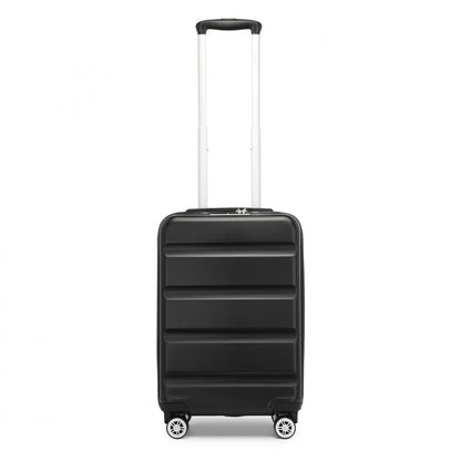 Kono Stylish Horizontal Engraved Hard Shell ABS+PC Suitcase