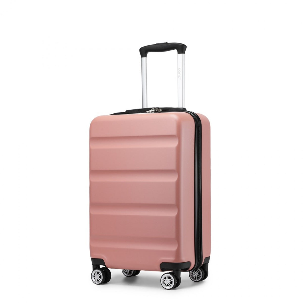 Kono Stylish Horizontal Engraved Hard Shell ABS+PC Suitcase