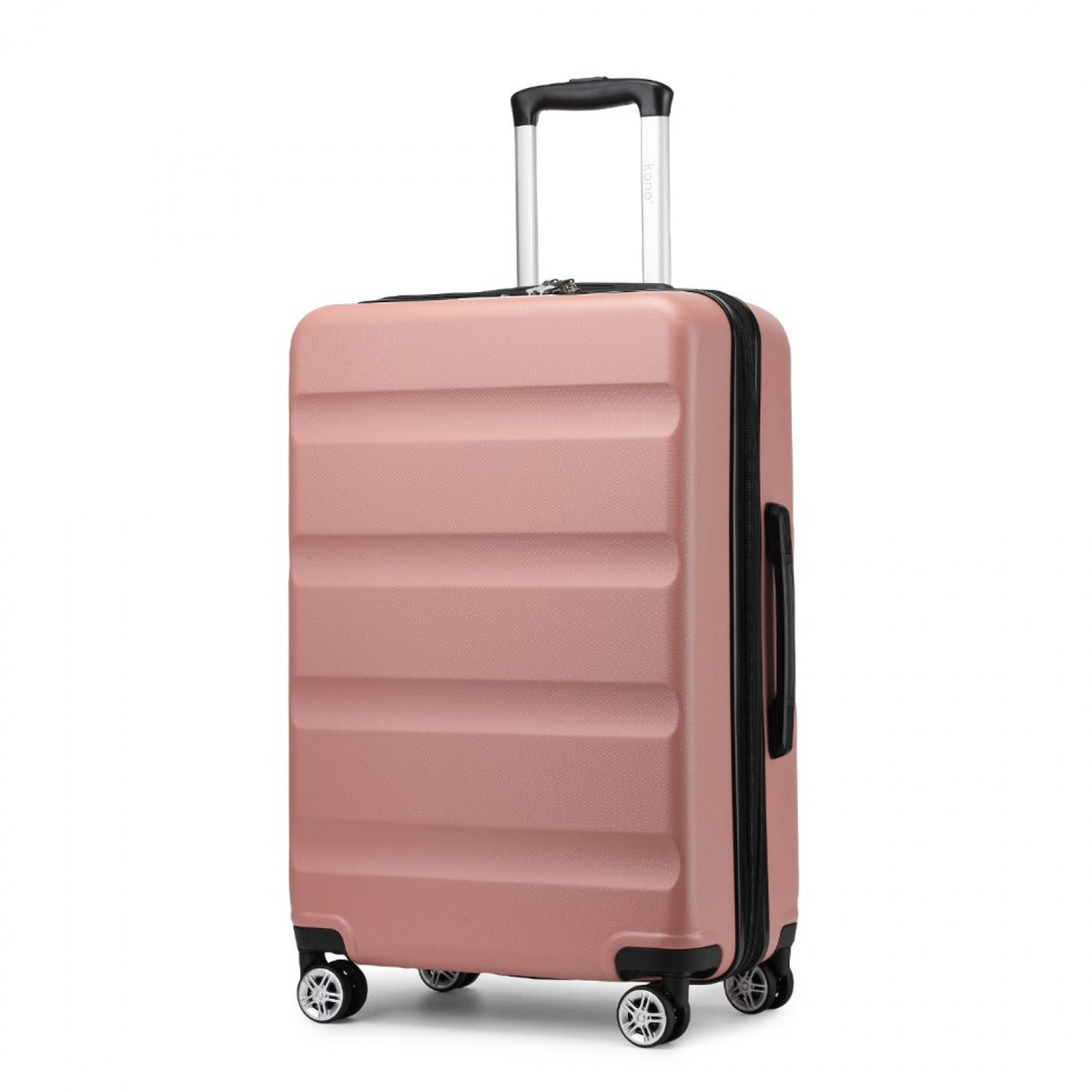 Kono Stylish Horizontal Engraved Hard Shell ABS+PC Suitcase
