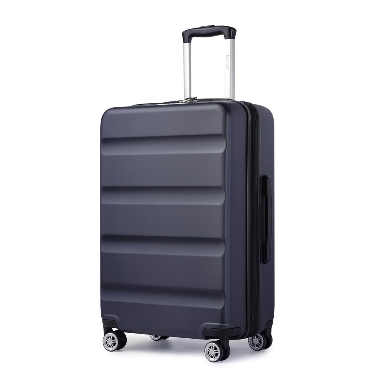 Kono Stylish Horizontal Engraved Hard Shell ABS+PC Suitcase