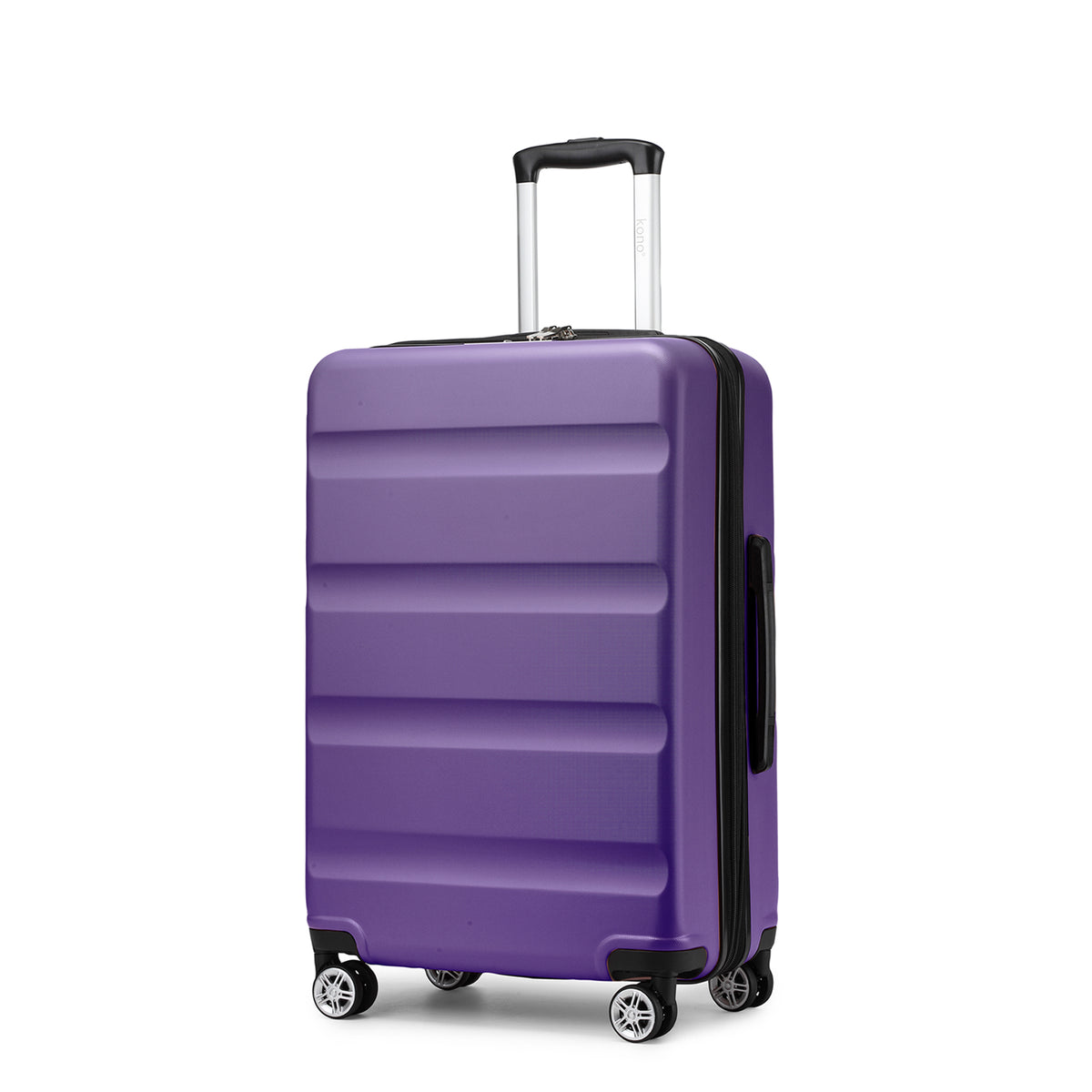 Kono Stylish Horizontal Engraved Hard Shell ABS+PC Suitcase