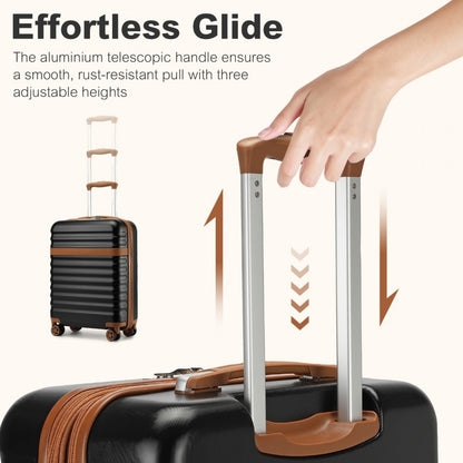 Kono Stylish Hard Shell ABS+PC Cabin Suitcase Included Multi-Compartment