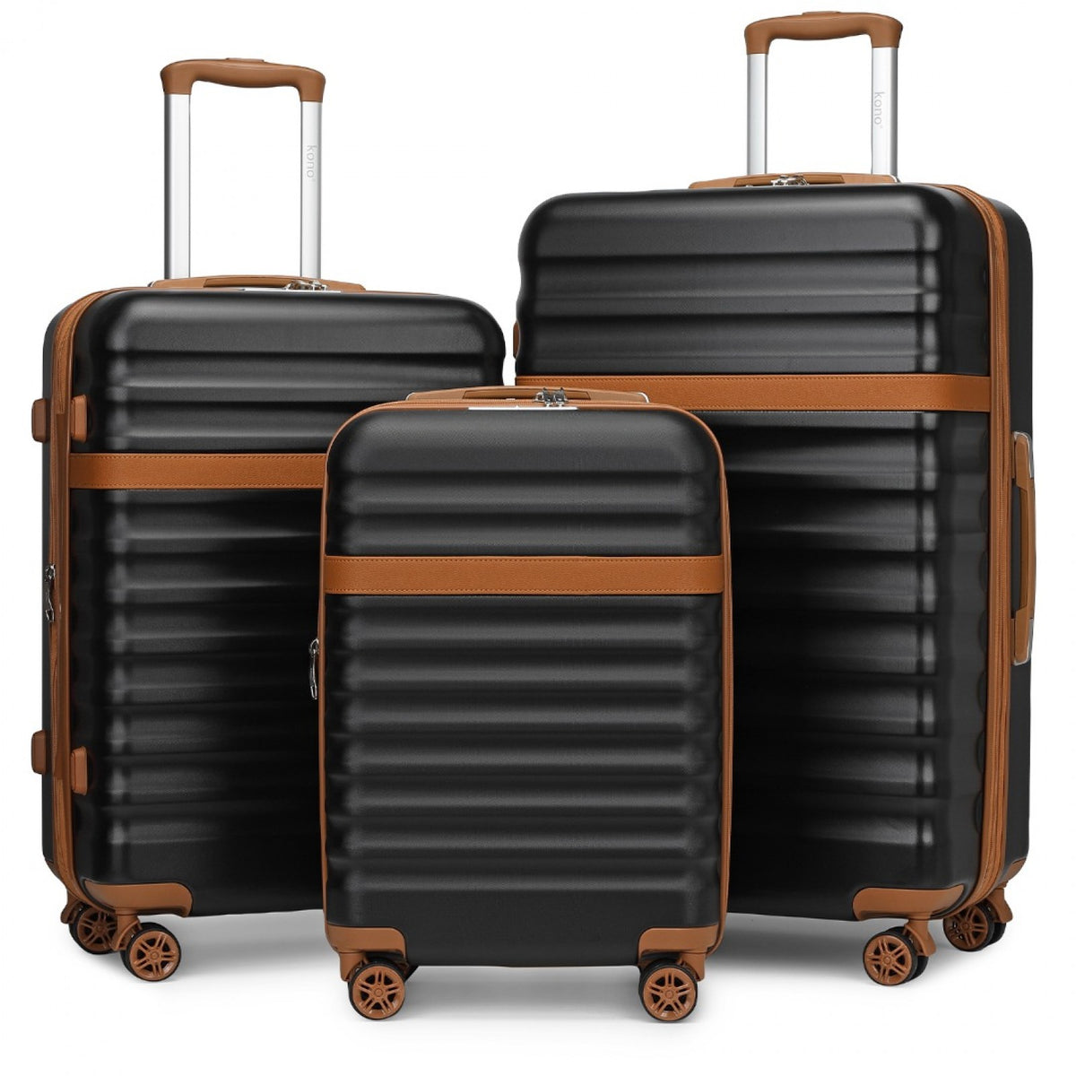 Kono Stylish Lightweight Hard Shell ABS+PC Suitcase