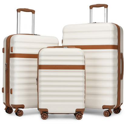 Kono Stylish Lightweight Hard Shell ABS+PC Suitcase