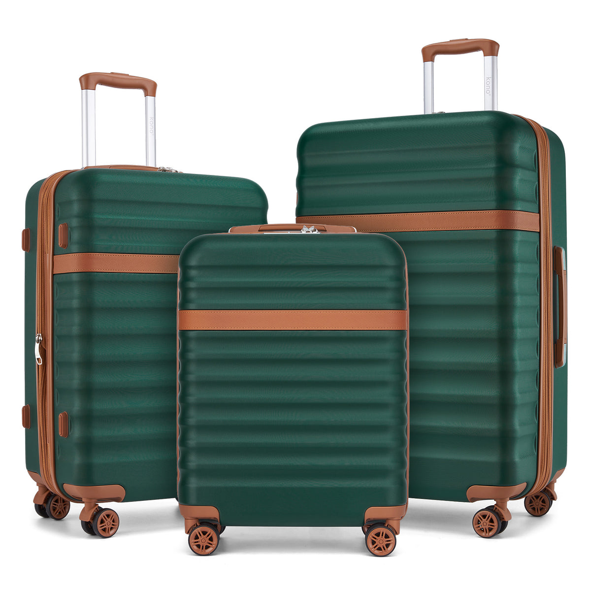 Kono Stylish Lightweight Hard Shell ABS+PC Suitcase