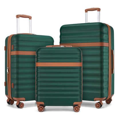 Kono Stylish Lightweight Hard Shell ABS+PC Suitcase
