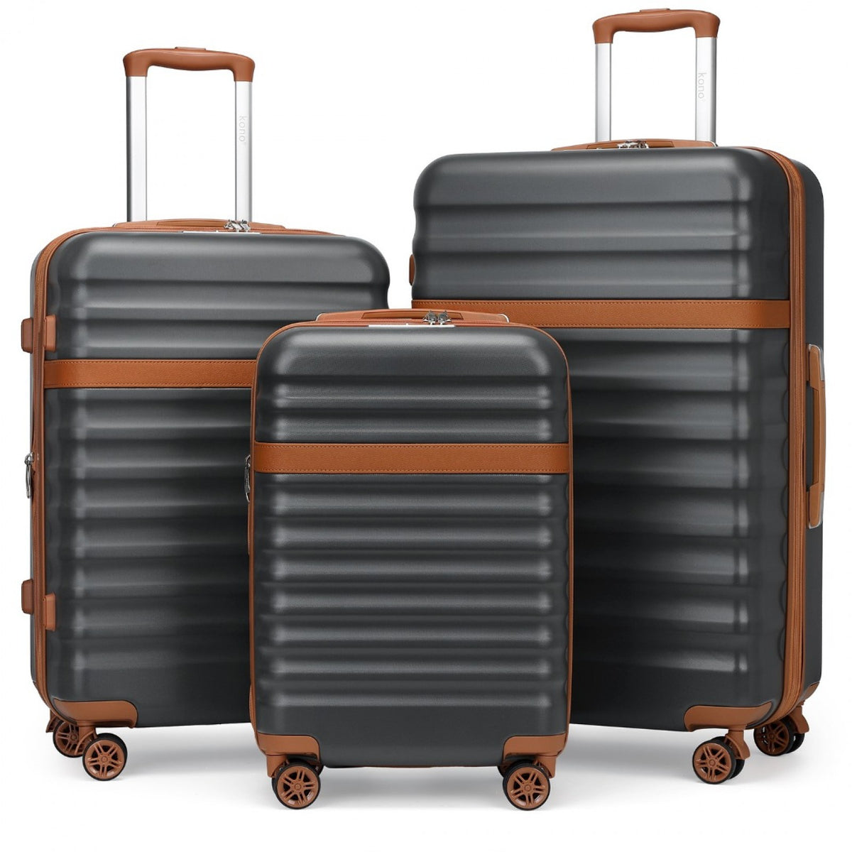 Kono Stylish Lightweight Hard Shell ABS+PC Suitcase