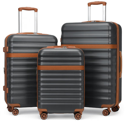 Kono Stylish Lightweight Hard Shell ABS+PC Suitcase