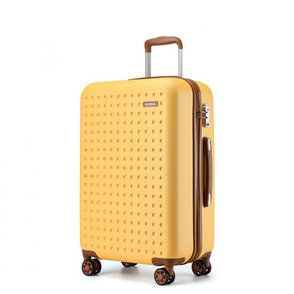 Kono Stylish ABS+PC Polka Dot Hard Shell Vanity Case