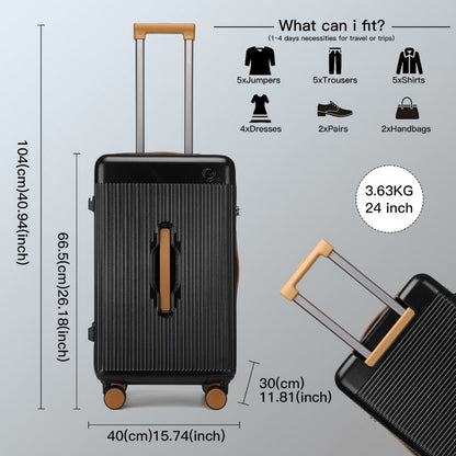 Kono Premium Hard Shell Check-In Suitcase Durable ABS and PC